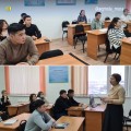 Within the framework of the project "Anyzga ainalgan kieli eskertkishter" KSU "Center for the Protection and Use of Historical and Cultural Heritage" of the Department of Culture of Akmola region held a lecture for 2nd year students of the Higher Kazakh Humanitarian and Technical College of Kokshetau