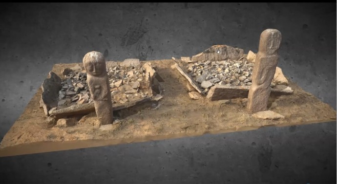 Памятник «Кос батыр» тюркского археолого-этнографического комплекса «Кумай»